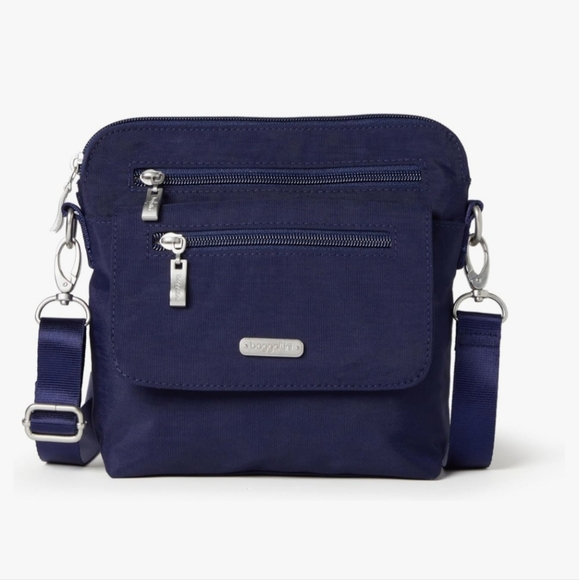 Baggallini Bags Baggallini Lets Escape Crossbody Bag Navy Blue